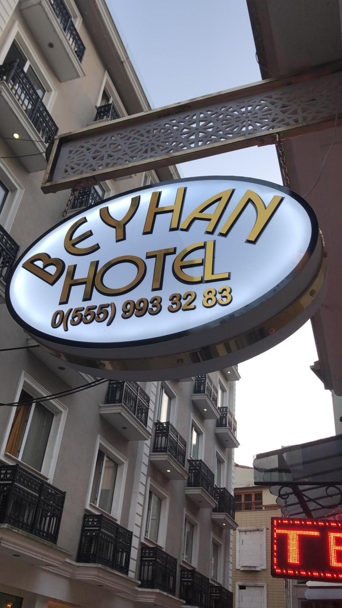 Beyhan Hotel Istanbul Bagian luar foto