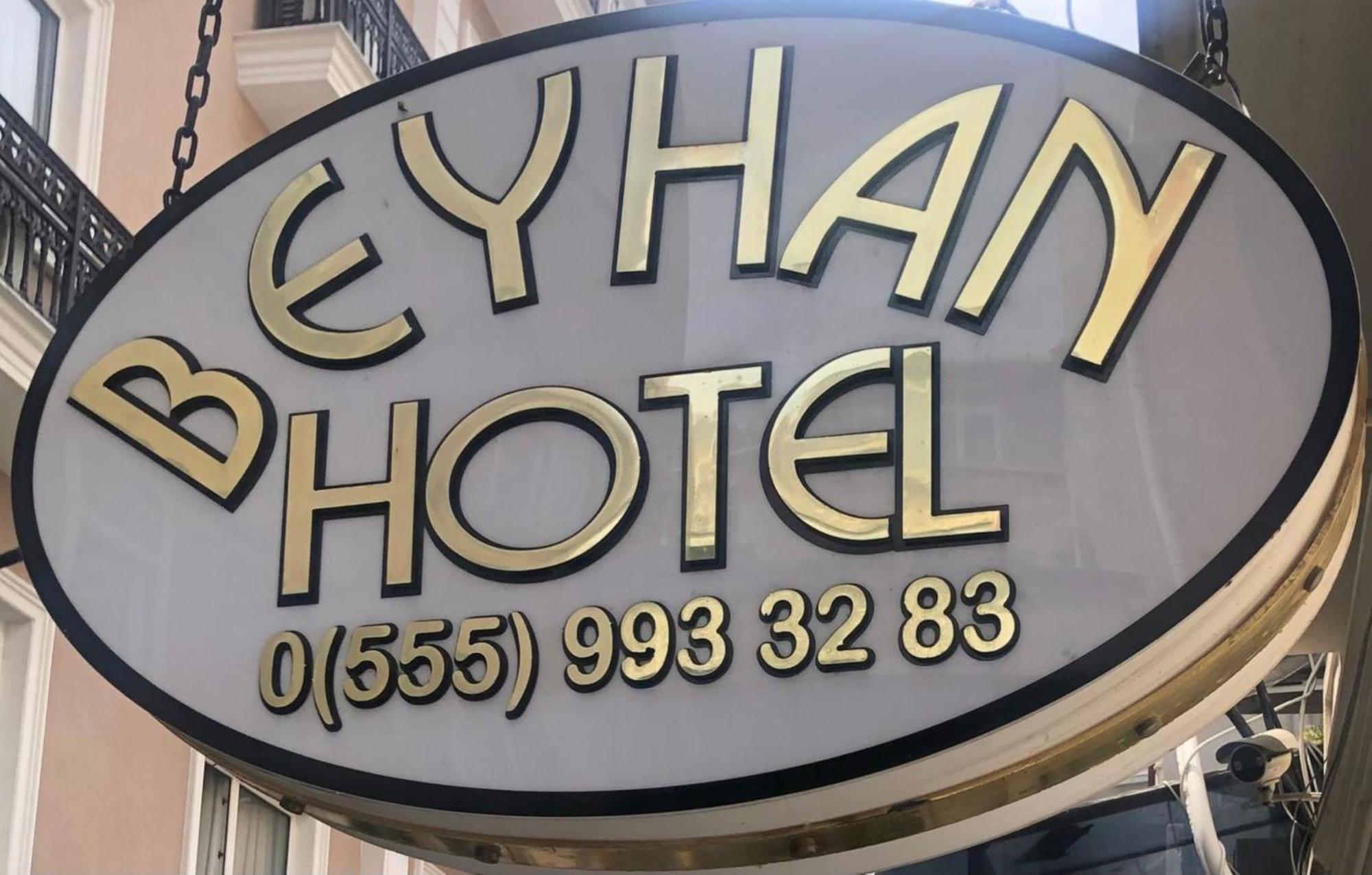 Beyhan Hotel Istanbul Bagian luar foto